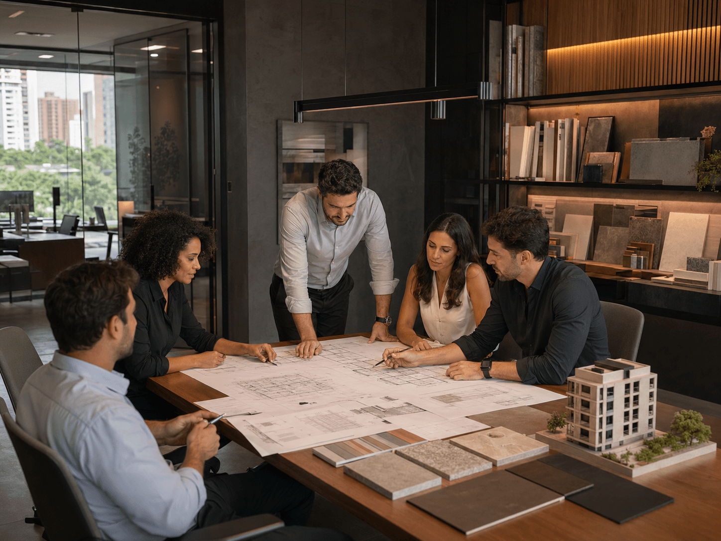 Ambiente do escritório Eddificar Multi Conexões